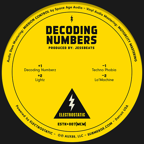 Jessbeats - Decoding Numbers Vinyl