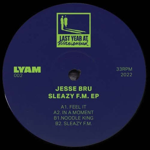 Jesse Bru - Sleazy F.M. Vinyl - Vinyl Record