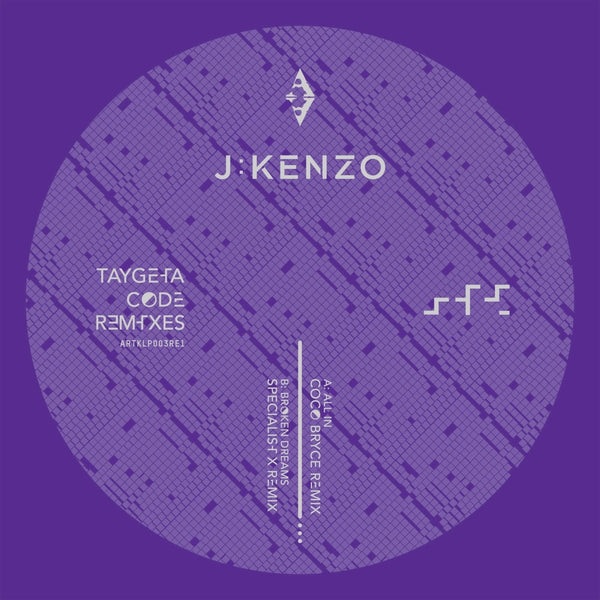 J:Kenzo - Taygeta Code Remixes Pt 1 Vinyl