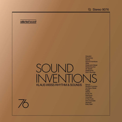 Klaus Weiss Rhythm And Sounds - Sound Inventions Vinyl - Vinyl Record