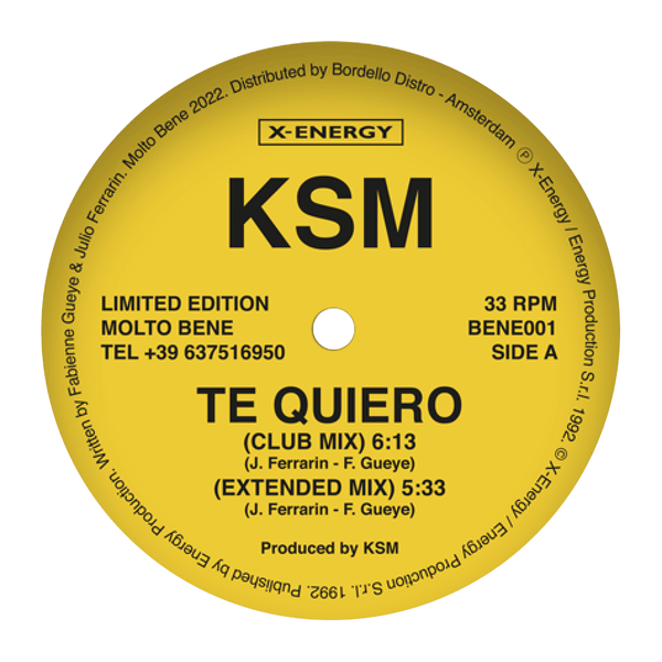 KSM - Te Quiero / I Love You Vinyl