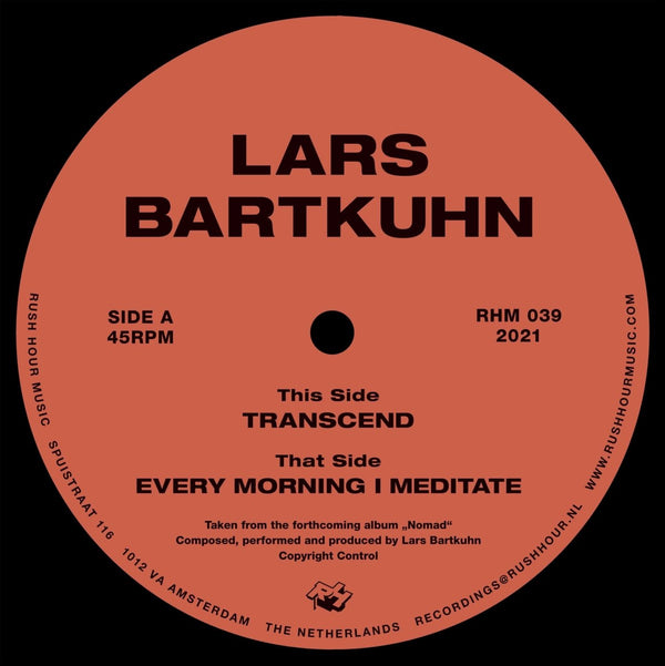 Lars Bartkuhn - Transcend / Every Morning I Meditate Vinyl