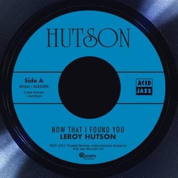 Leroy Hutson - 'Now That I Found You' Vinyl Vinyl
