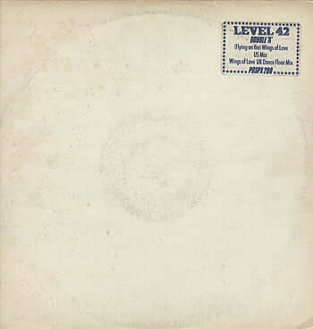 Level 42 - (Flying On The) Wings Of Love Vinyl