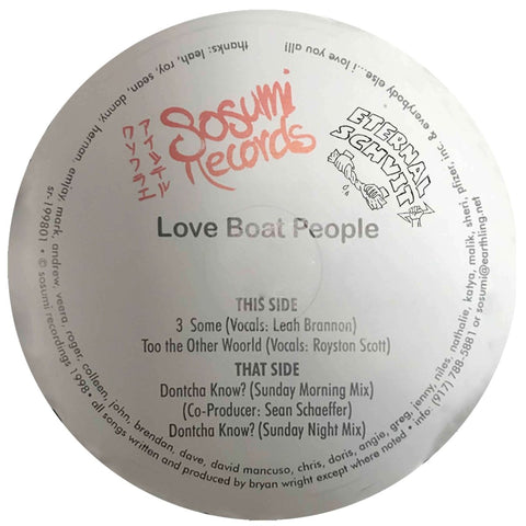 Love Boat People - 3 Some Vinyl - Vinyl Record