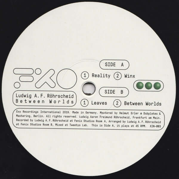 Ludwig A.F. - Between Worlds Vinyl