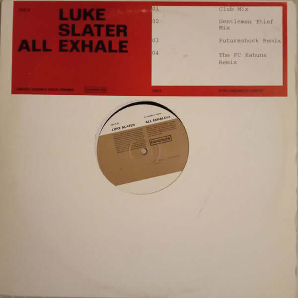 Luke Slater - All Exhale Vinyl
