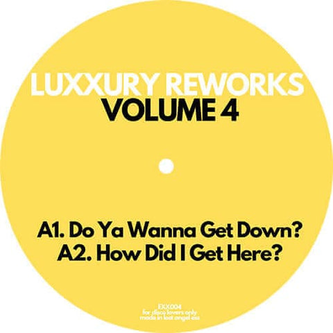 Luxxury - Reworks Volume 4 Vinyl - Vinyl Record