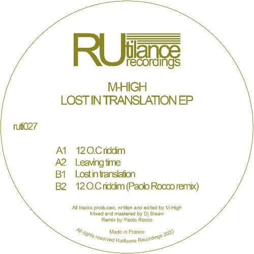 M - HIGH - Lost In Translation Vinyl