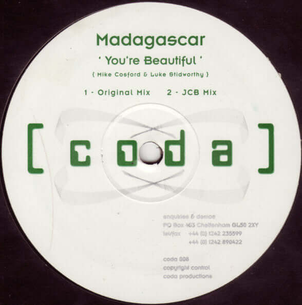 Madagascar - You're Beautiful Vinyl