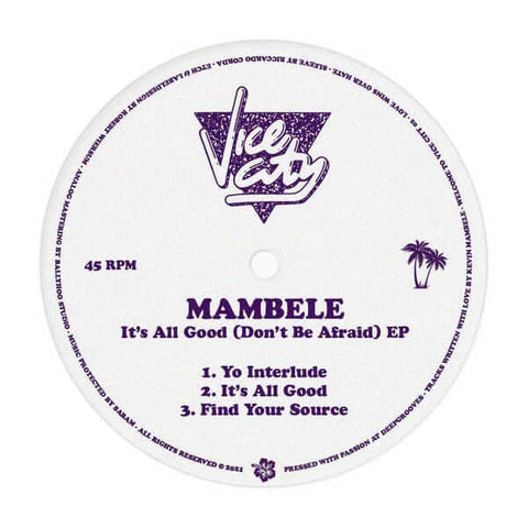 Mambele - It's All Good (Don't Be Afraid) Vinyl - Vinyl Record