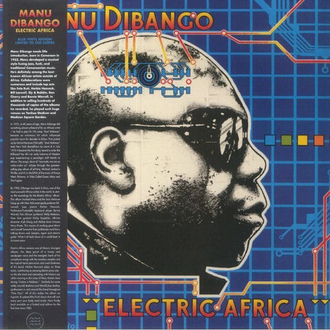 Manu Dibango - 'Electric Avenue' Blue Vinyl Vinyl - Vinyl Record