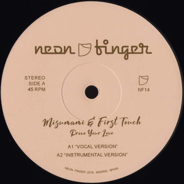 Misumami & First Touch - Prove Your Love Vinyl