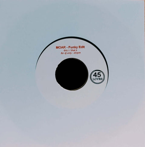 Moar - I / II Vinyl - Vinyl Record