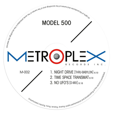 Model 500 - Night Drive (Thru - Babylon) Vinyl - Vinyl Record