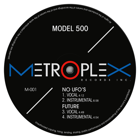 Model 500 - No UFO's Vinyl - Vinyl Record