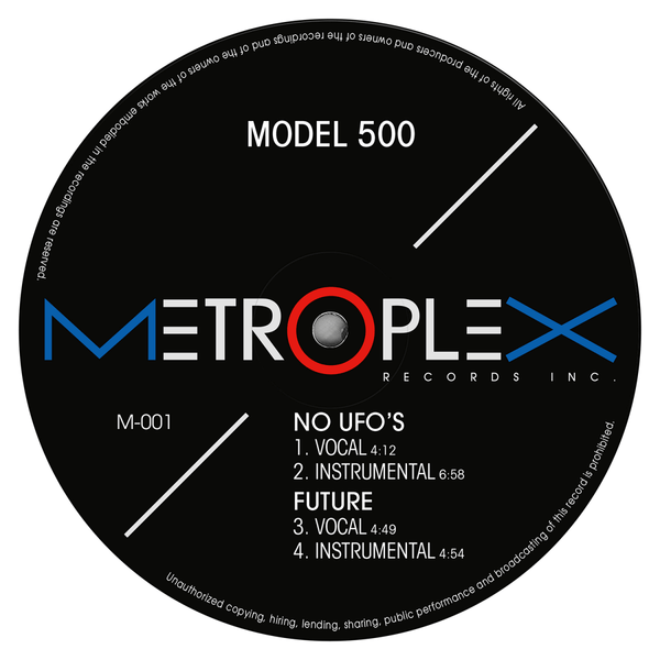 Model 500 - No UFO's Vinyl