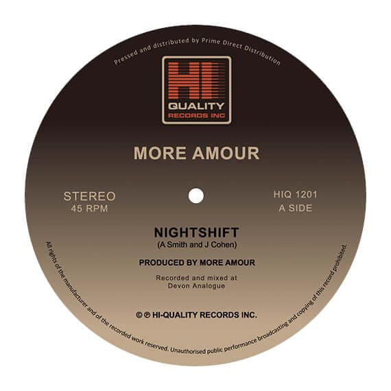 More Amour - Nightshift / Don't Look Down Vinyl