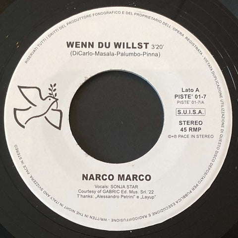 Narco Marco - 'Wenn Du Willst' Vinyl Vinyl - Vinyl Record