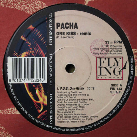 Pacha - One Kiss (Remix) Vinyl - Vinyl Record