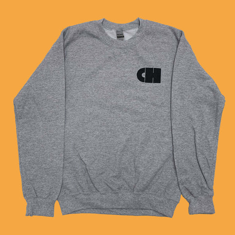 'Pushing The Music We Love' Grey Sweatshirt (Ltd. 12 Print) Vinyl - Vinyl Record