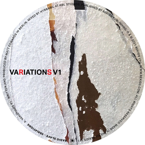 Radio Slave - Variations Vinyl