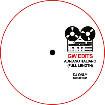 GW Edits - Adriano Italiano - Artists GW Edits Genre Disco House Release Date 1 Jan 2020 Cat No. GWEDITS01 Format 12