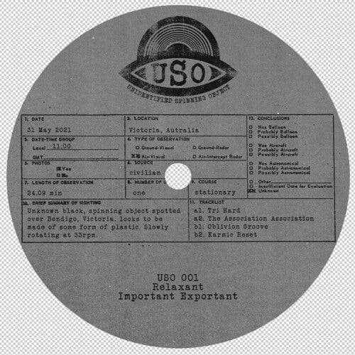 Relaxant - Important Exportant Vinyl