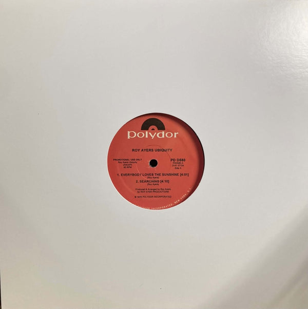 Roy Ayers Ubiquity - Everybody Loves The Sunshine Vinyl