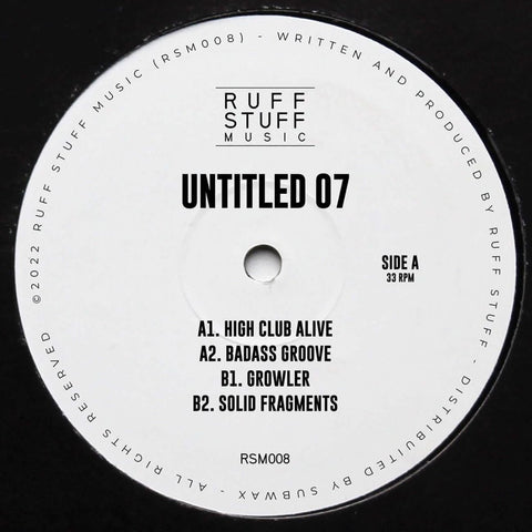 Ruff Stuff - Untitled 07 Vinyl - Vinyl Record