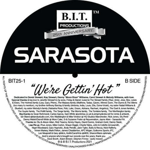 Sarasota - We're Gettin Hot Vinyl - Vinyl Record