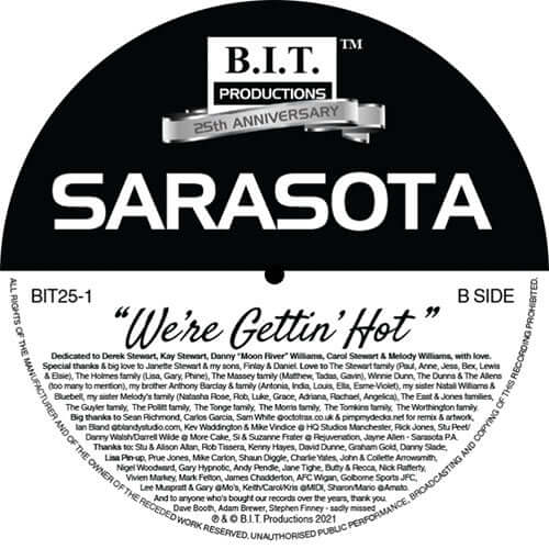 Sarasota - We're Gettin Hot Vinyl
