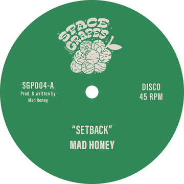 Mad Honey - Setback (Repress) - Artists Mad Honey Genre Disco, Boogie Release Date 2 Dec 2022 Cat No. SGP004 Format 12