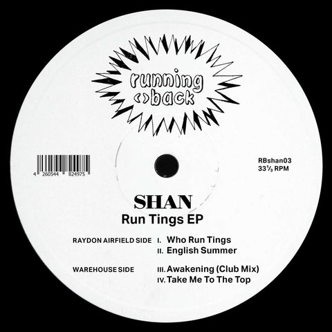Shan - Run Tings Vinyl - Vinyl Record