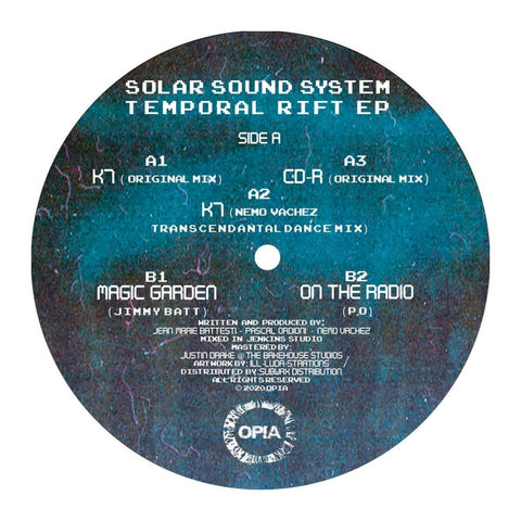 Sölar Sound System - Temporal Rift Vinyl - Vinyl Record