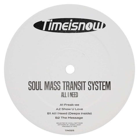 Soul Mass Transit System - All I Need Vinyl - Vinyl Record
