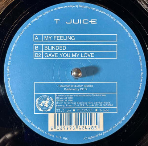 T Juice - My Feeling Vinyl - Vinyl Record