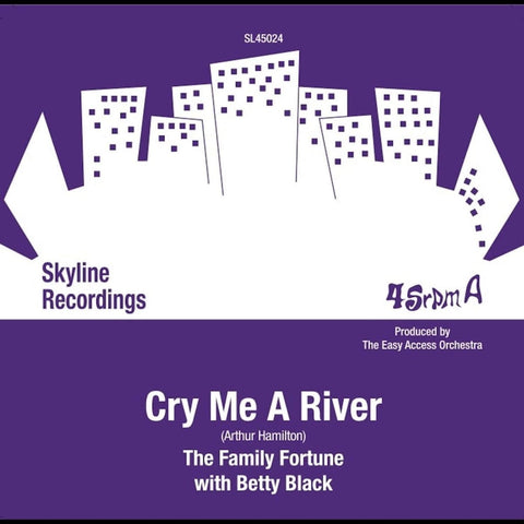 The Family Fortune Feat Betty Black - Cry Me A River Vinyl - Vinyl Record