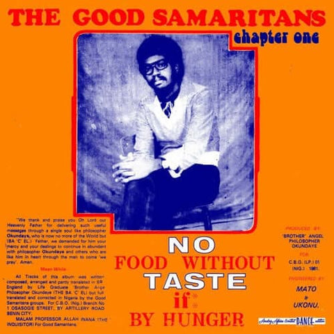 The Good Samaritans - No Food Without Taste If By Hunger Vinyl - Vinyl Record