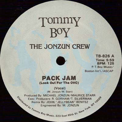 The Jonzun Crew - Pack Jam (Look Out For The OVC) Vinyl
