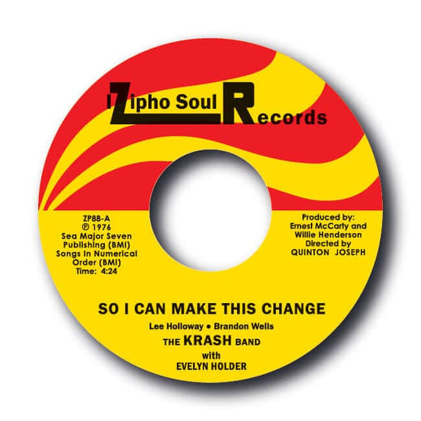The Krash Band - So, I Can Make This Change Vinyl