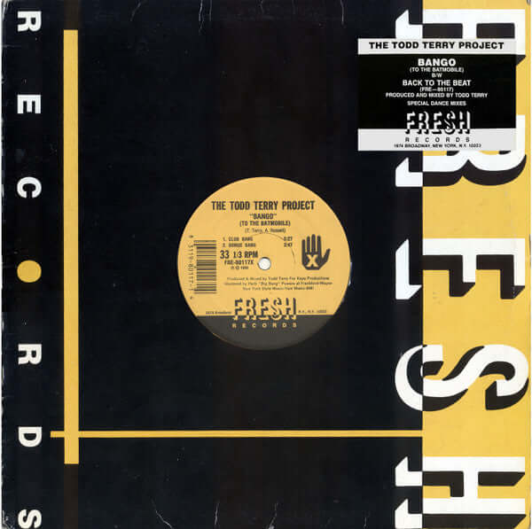 The Todd Terry Project - Bango (To The Batmobile) / Back To The Beat Vinyl