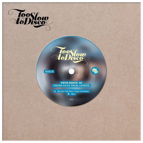 Those Guys From Athens - 'Too Slow To Disco Edits 10' Blue & Green Vinyl Vinyl - Vinyl Record