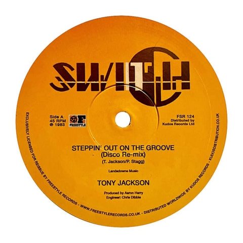 Tony Jackson - Steppin Out on the Groove Vinyl - Vinyl Record