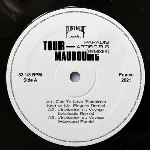 Tour - Maubourg - Paradis Artificiels (Remixes) Vinyl - Vinyl Record
