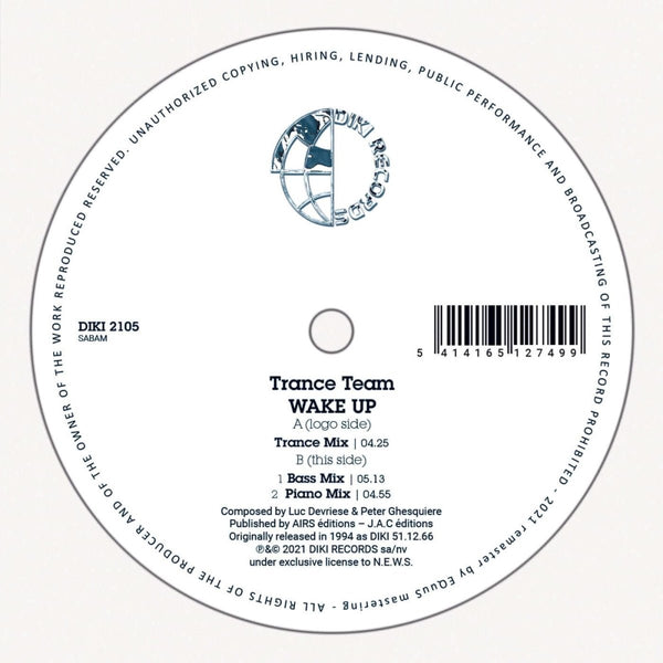 Trance Team - Wake Up Vinyl