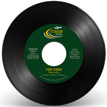 Vee Gees - 'Talkin' Vinyl - Artists Vee Gees Genre Soul, Breaks Release Date 2 Sept 2022 Cat No. STR005 Format 7