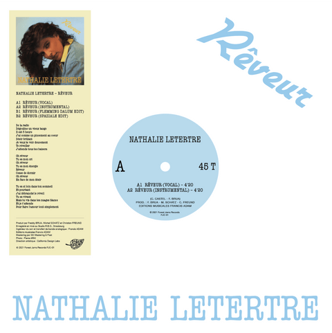 Nathalie - Letertre - Artists Nathalie Genre Italo Disco Release Date 9 Dec 2022 Cat No. FJC-01 Format 12" Vinyl - Forest Jams - Forest Jams - Forest Jams - Forest Jams - Vinyl Record