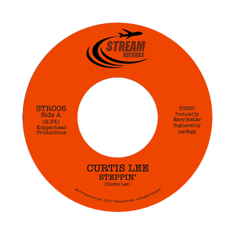 Curtis Lee - 'Steppin' Vinyl - Artists Curtis Lee Genre Soul, Breaks Release Date 31 Oct 2022 Cat No. STR006 Format 7" Vinyl - Stream Records - Stream Records - Stream Records - Stream Records - Vinyl Record