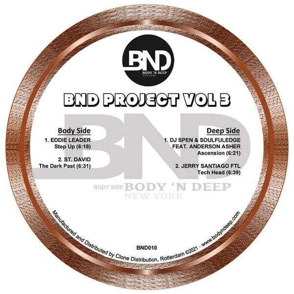 Various - BND Project Vol 3 Vinyl